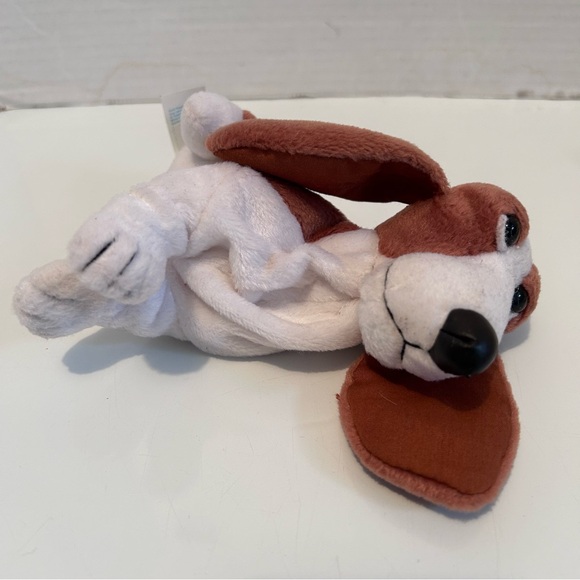 Applause Hush Puppies 6" Bean Bag Plush Basset Hound Dog - Picture 6 of 7